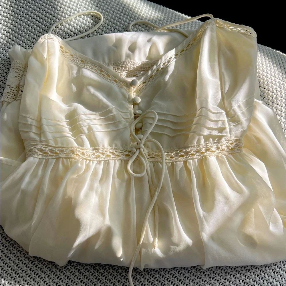 ASOS Maternity Cream Maxi Dress - Picture 11 of 11